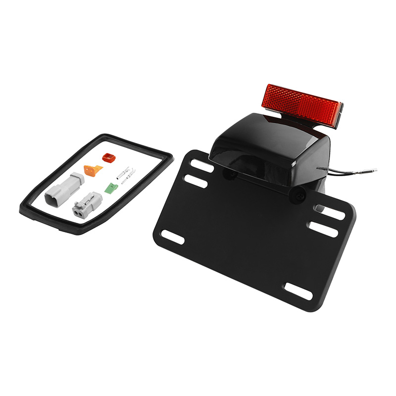 Outdoor Lighting Kits - オートバイフェンダーLEDナンバープレートライトキット ハーレー ロードキング ストリートグライド エレクトラグライド 2014-2024用