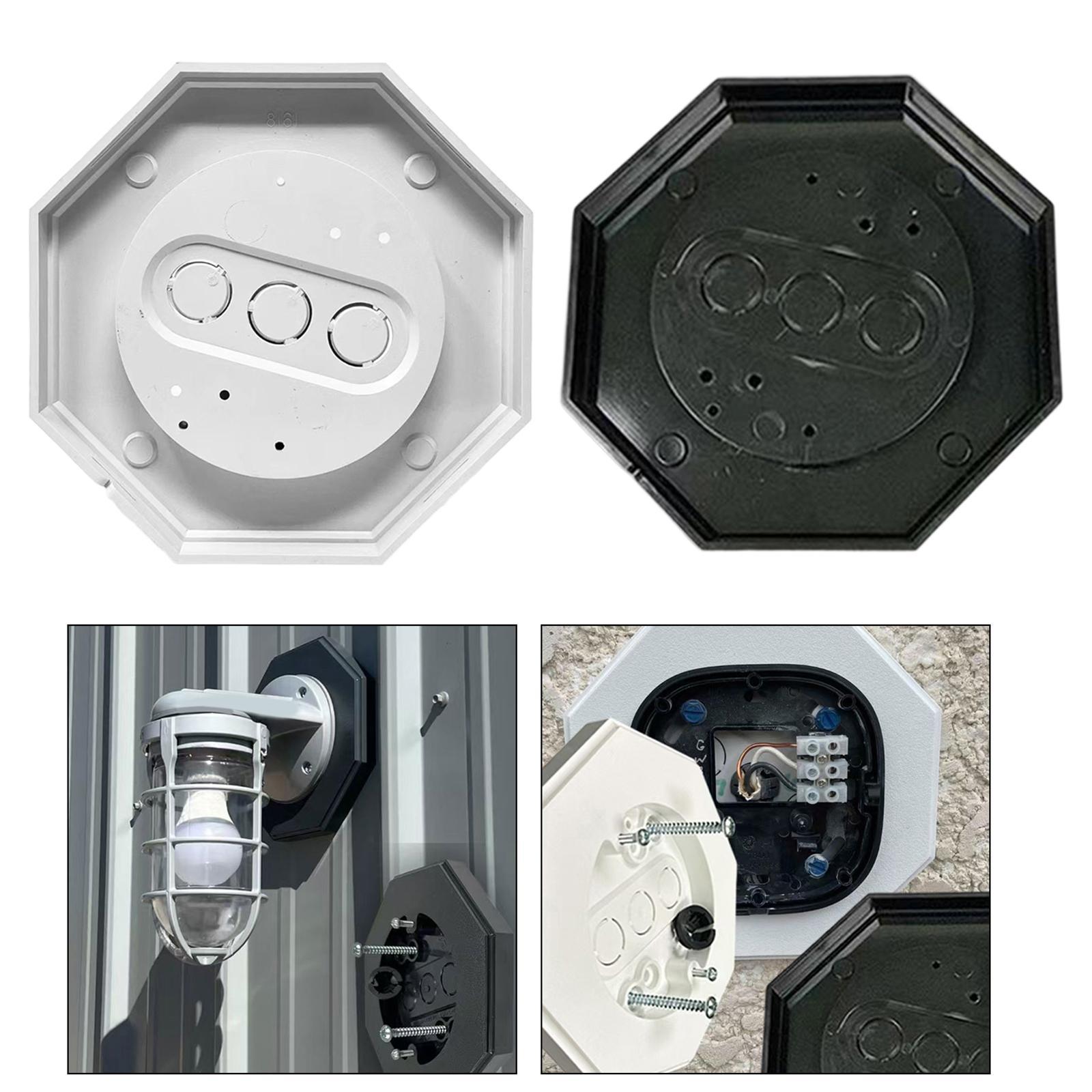 サイディング取り付けブロック PP素材 八角形ライト取り付け - Outdoor Lighting Kits のレビューと価格
