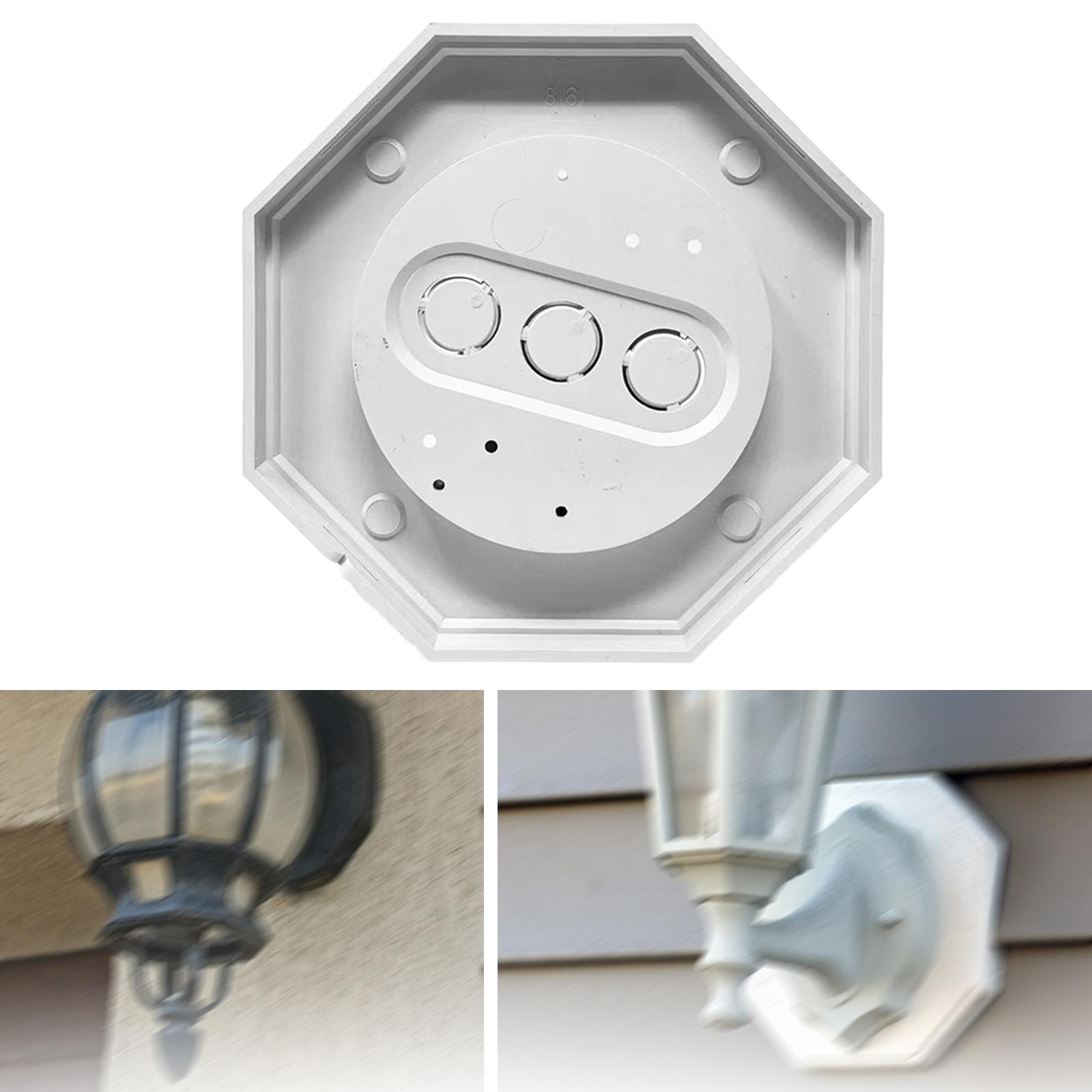 サイディング取り付けブロック PP素材 八角形ライト取り付け - Outdoor Lighting Kits のレビューと価格
