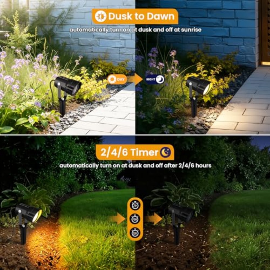 景観照明キット 低電圧景観照明器具 夕暮れから夜明けまで点灯 - Outdoor Lighting Kits Low Voltage のレビューと価格