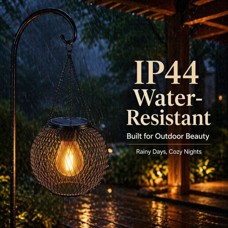 太陽光発電 LED 吊り下げフロアランプ屋外中空アウトライト - Outdoor Lighting Permanent のレビューと価格