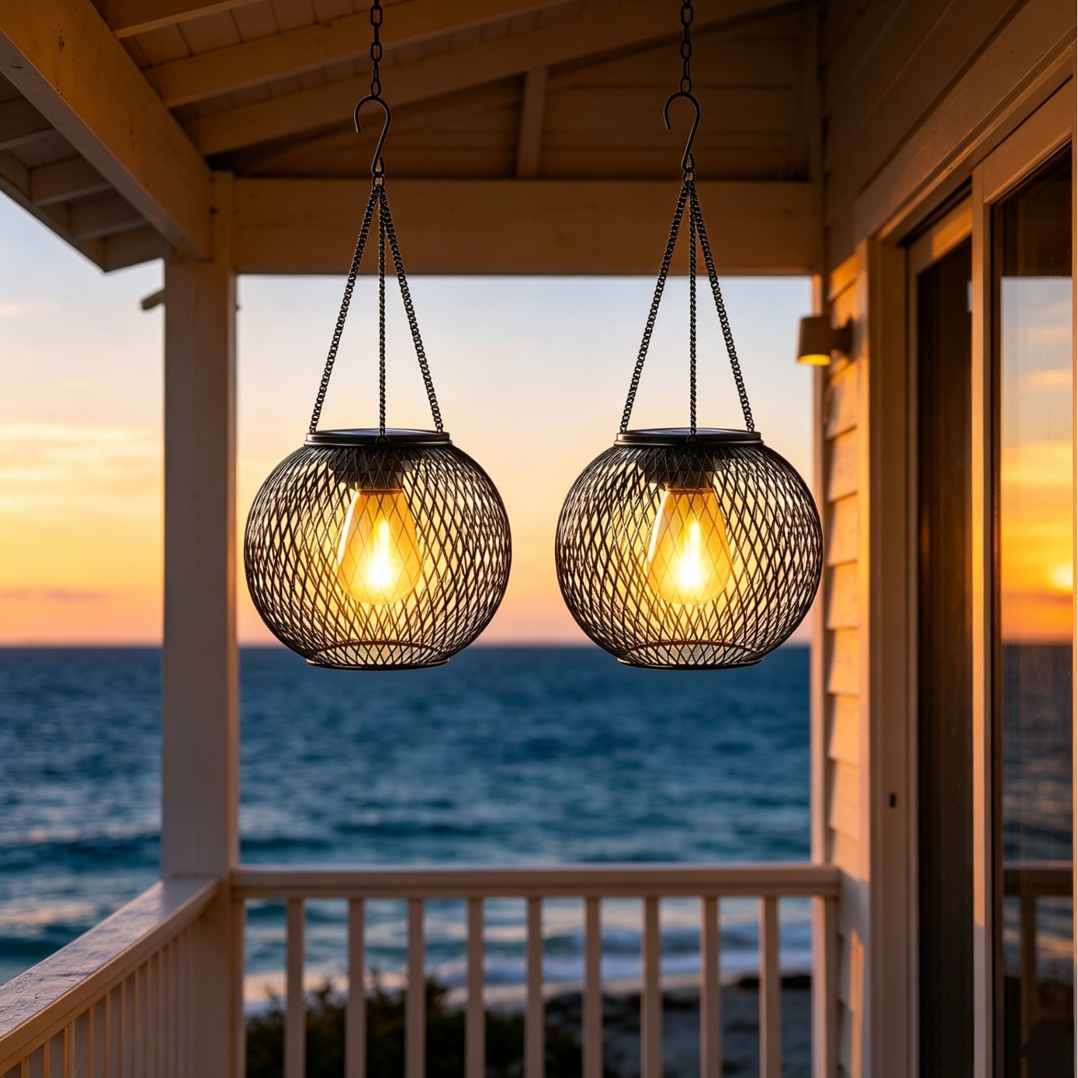太陽光発電 LED 吊り下げフロアランプ屋外中空アウトライト - Outdoor Lighting Permanent のレビューと価格