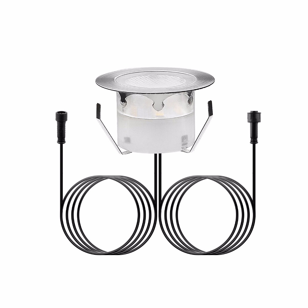 QACA 6個セット LED デッキライト 低電圧 DC12 - Outdoor Lighting Kits Low Voltage のレビューと価格