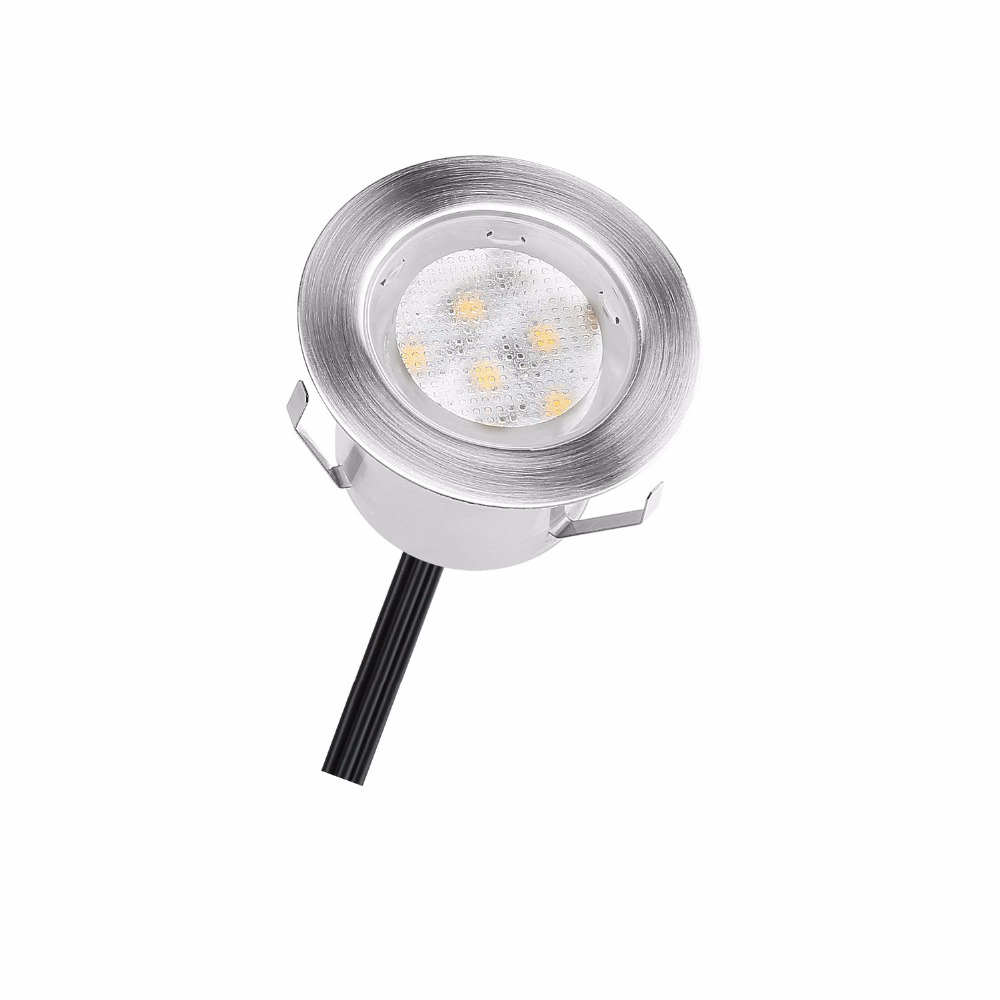 QACA 6個セット LED デッキライト 低電圧 DC12 - Outdoor Lighting Kits Low Voltage のレビューと価格