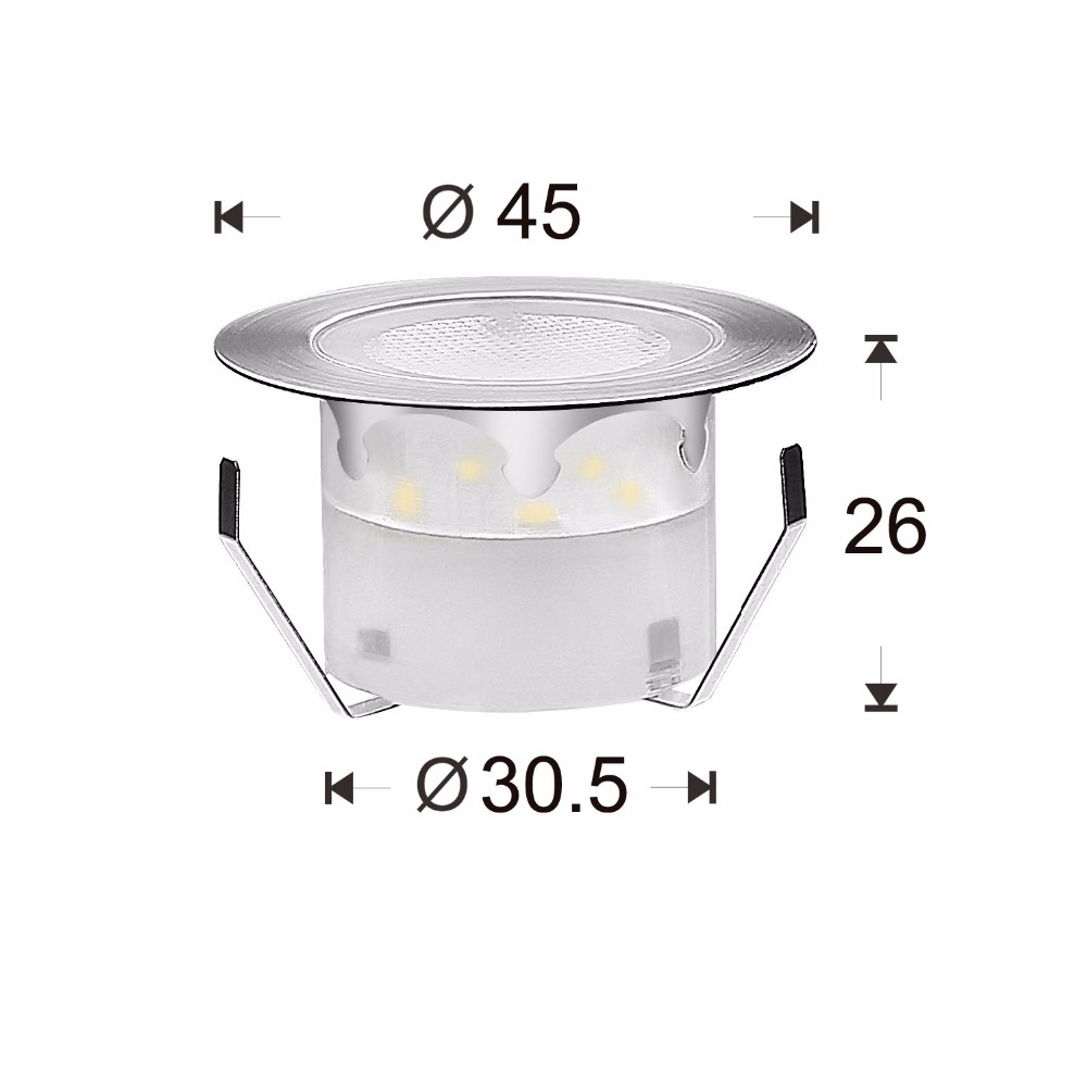 QACA 6個セット LED デッキライト 低電圧 DC12 - Outdoor Lighting Kits Low Voltage のレビューと価格