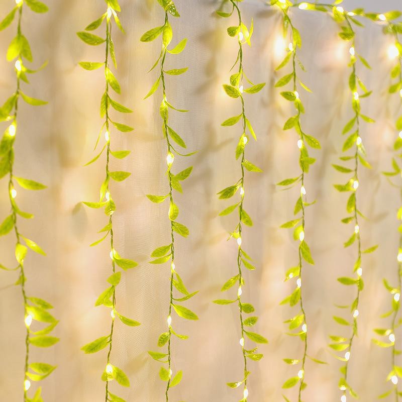 1/4/8 個 2 メートルクライミング籐ライトストリング柳 - Outdoor Lighting No Wiring のレビューと価格