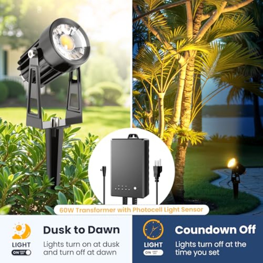 オールインワン屋外低電圧景観照明キット LED景観スポットラ - Outdoor Lighting Kits Low Voltage のレビューと価格