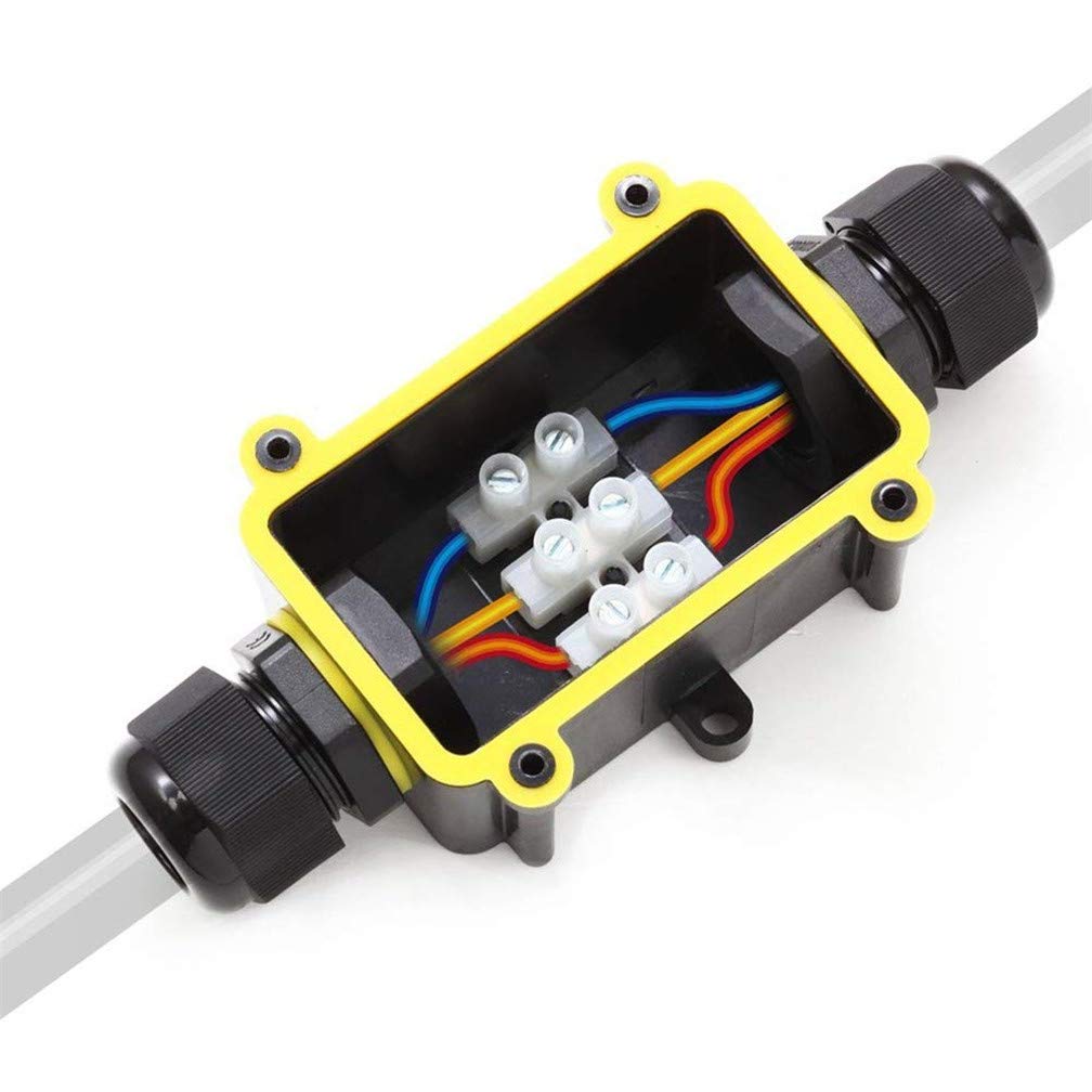 2ウェイ屋外防水IP66電気ケーブルワイヤコネクタジャンクシ - Outdoor Lighting Permanent のレビューと価格