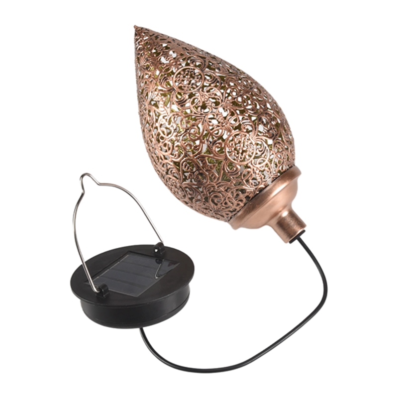 太陽光発電LEDモロッコ吊り下げランタンレトロモロッコ柄投影 - Outdoor Lighting Kits のレビューと価格