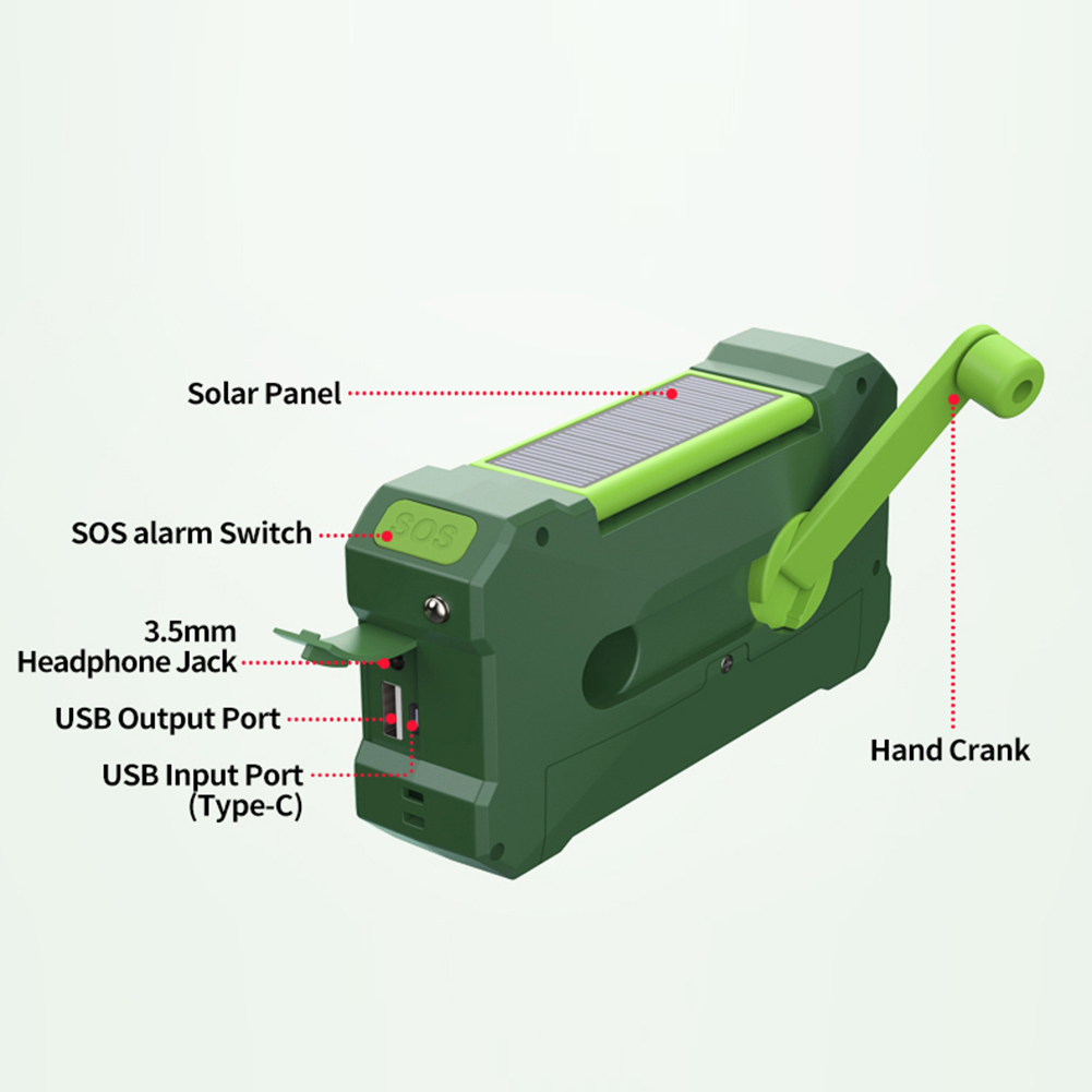 10000mAh 多機能ラジオ防水緊急ライト/パワーバンク/ - Outdoor Lighting Kits のレビューと価格