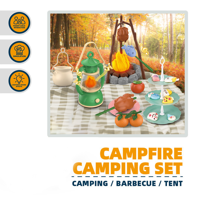 子供用キャンプセット キャンプファイヤーごっこ遊び 幼児向け - Outdoor Lighting Kits のレビューと価格