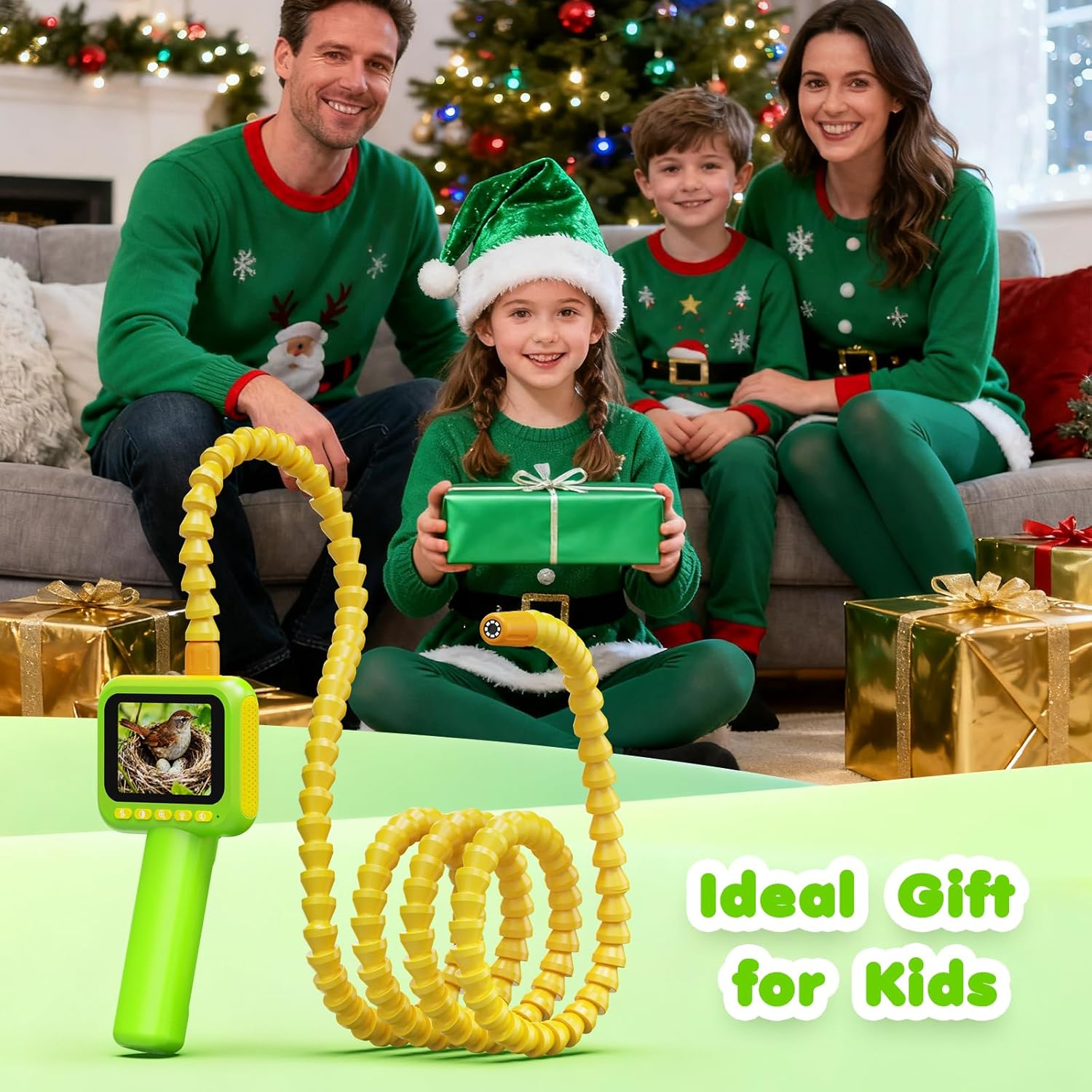 子供用内視鏡、ライト付きボアスコープスネークカメラおもちゃ、 - Outdoor Lighting Kits のレビューと価格