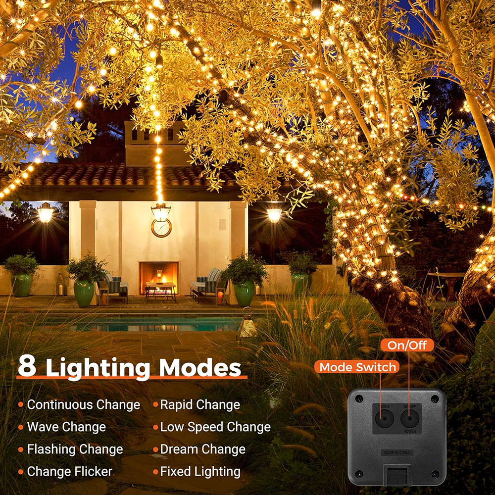 1 〜 4 個ソーラーストリングライト屋外防水 8 モードフ - Outdoor Lighting No Wiring のレビューと価格