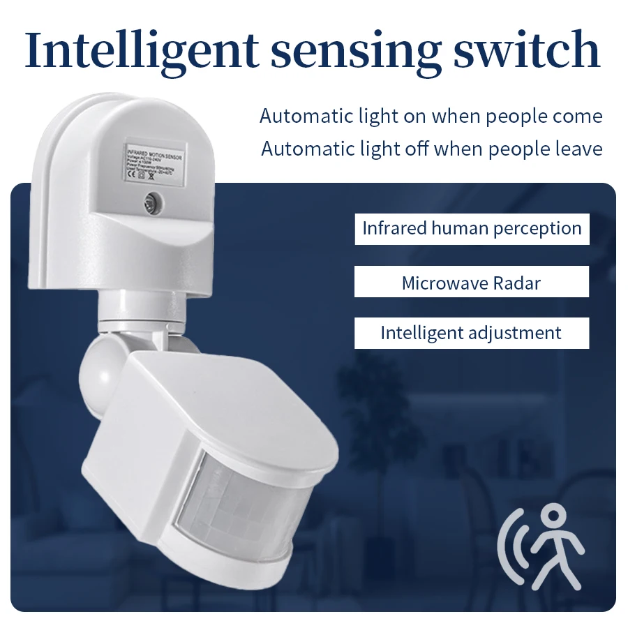 100-240V 12V PIR モーションセンサー自動赤外 - Outdoor Lighting Switch のレビューと価格