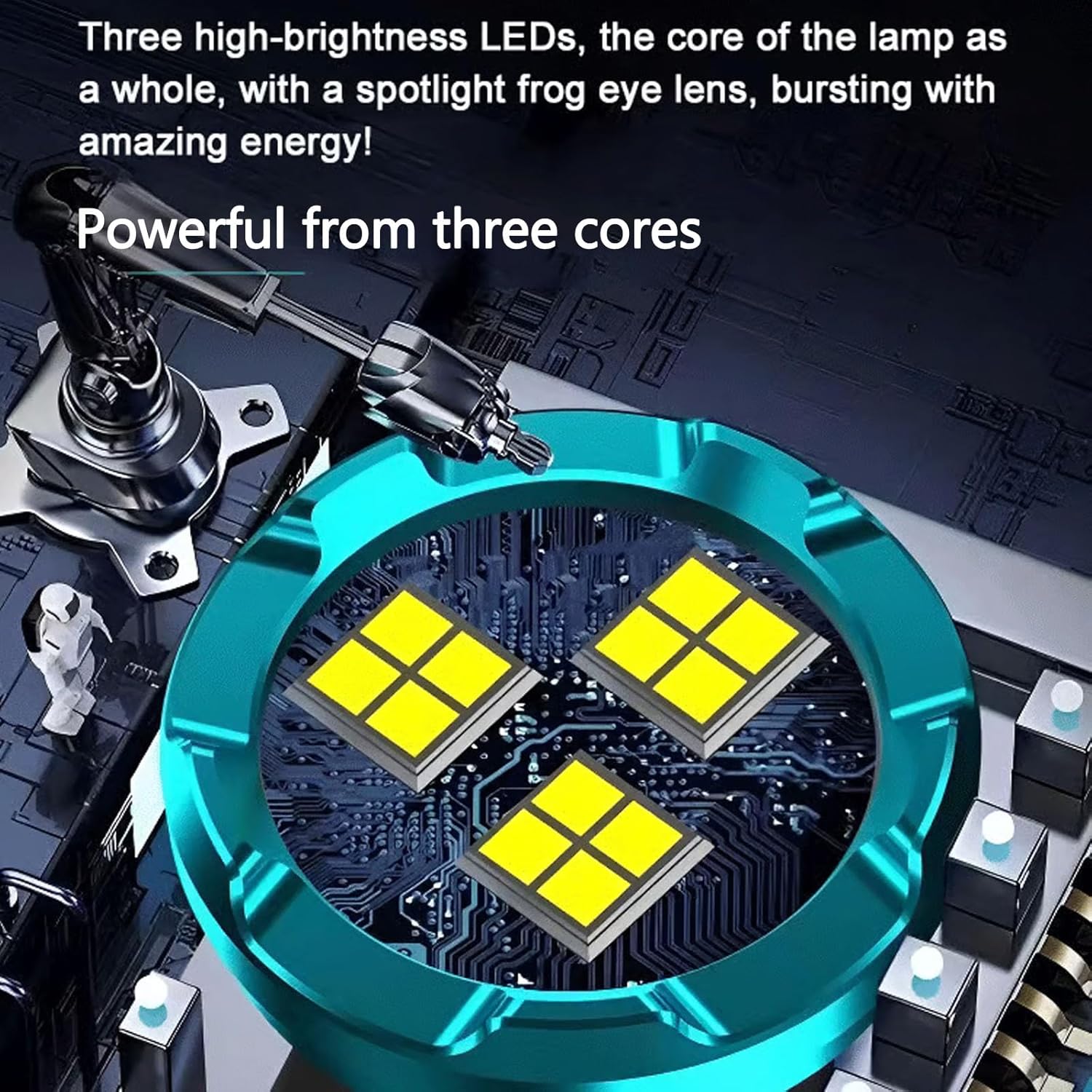高強力戦術懐中電灯 3LED ミニキーホルダートーチ USB - Outdoor Lighting Permanent のレビューと価格