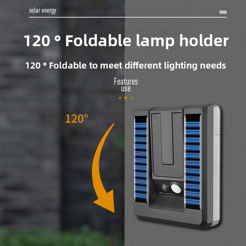 新しいスマート屋外折りたたみソーラーウォールランプヨーロピア - Outdoor Lighting Smart Controller のレビューと価格