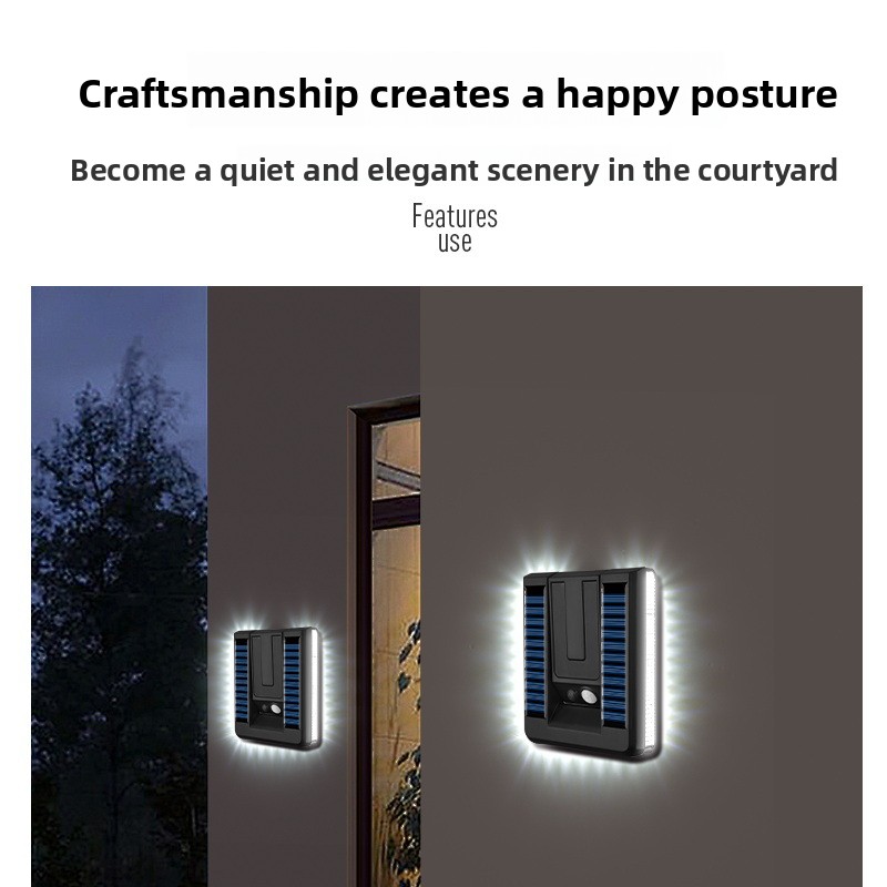 新しいスマート屋外折りたたみソーラーウォールランプヨーロピア - Outdoor Lighting Smart Controller のレビューと価格