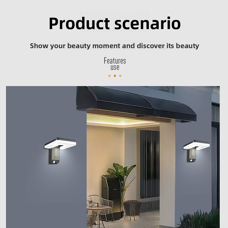 新しいスマート屋外折りたたみソーラーウォールランプヨーロピア - Outdoor Lighting Smart Controller のレビューと価格